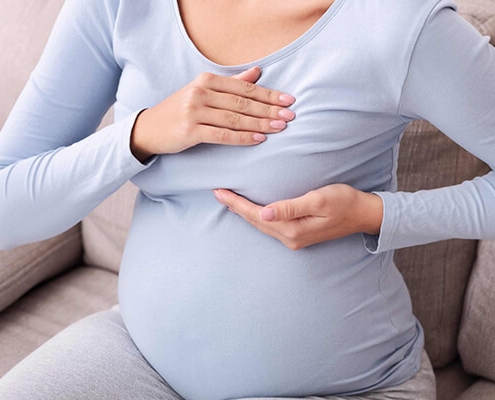 تغییرات سینه در بارداری